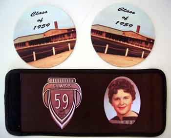 Class Reunion Coaster/Coozie Set made with sublimation printing